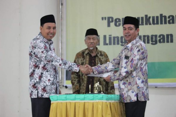 Kegiatan pengukuhan pejabat struktural di lingkungan universitas muhammadiyah mataram